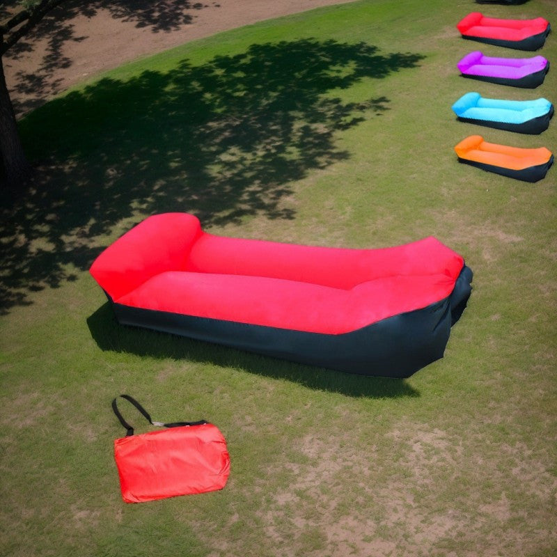Portable Inflatable Sofa & Air Lounger Chair – Heavy Duty Single Outdoor Recliner, Quick Inflation & Deflation, Lightweight & Compact for Camping, Beach & Backyard – 3 Color Options