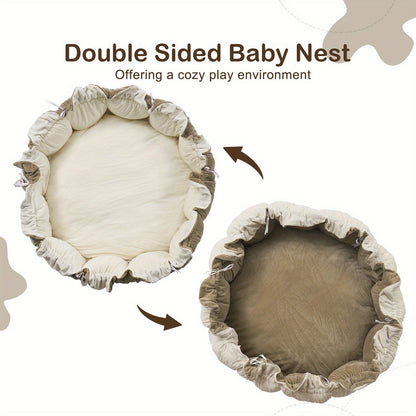 Baby Play Gym - 5-in-1 Thick Plush Mats