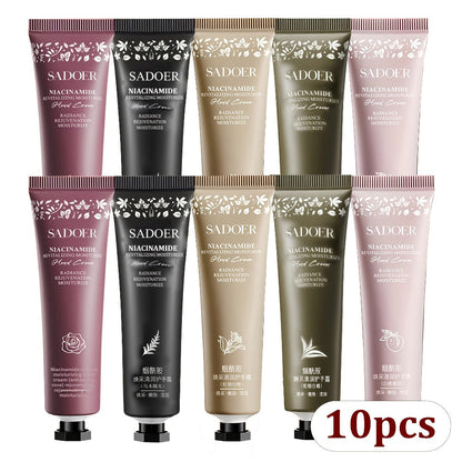 Travel Size Hand Cream Set 10 20 30pcs Scented Moisturizing Lotion — Deep Hydration for Dry Cracked Hands & Body, Nourishing Portable Mini Hand Lotion Gift Set for Women Men Fall Winter Holiday