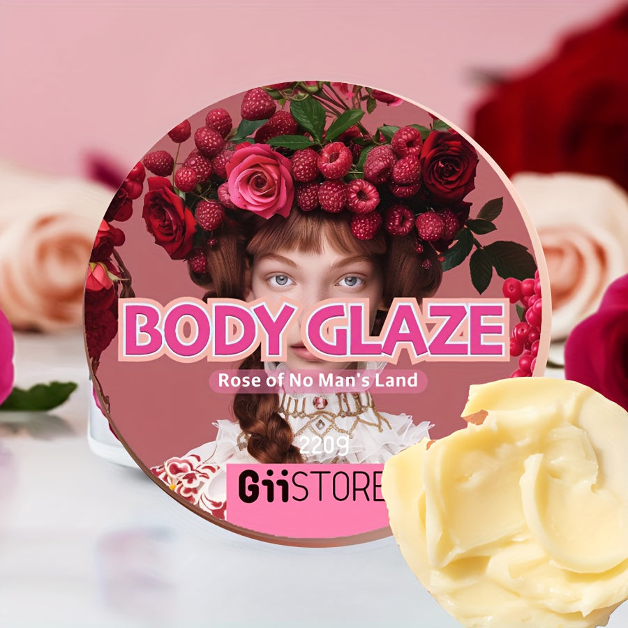 Body Glaze Moisturizer 80oz Extra Large Jar Hyaluronic Acid Glycerin Scented Body Cream Donut Rose Pomegranate Shea Multi-Fragrance Deep Skin Hydration Lotion