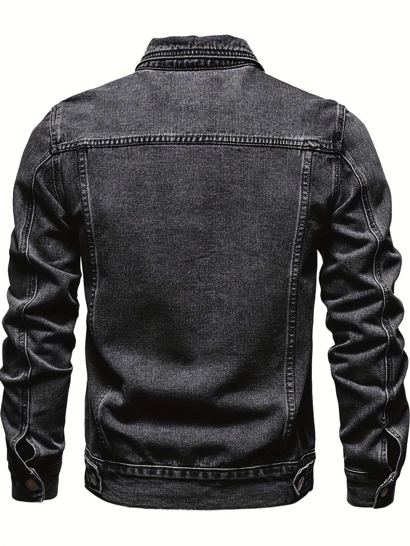Men's Versatile Denim Pullover Coat Everyday 037
