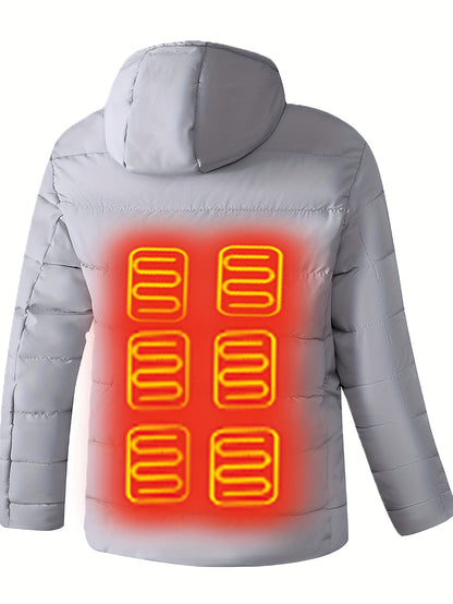 Men's Heated Button-Front Jacket