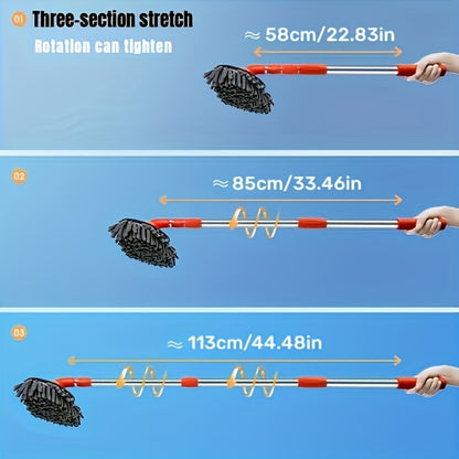 Car Wash Mop with Adjustable Handle – Microfiber Cleaning Brush for Cars & Trucks, Scratch-Free Detailing Tool
