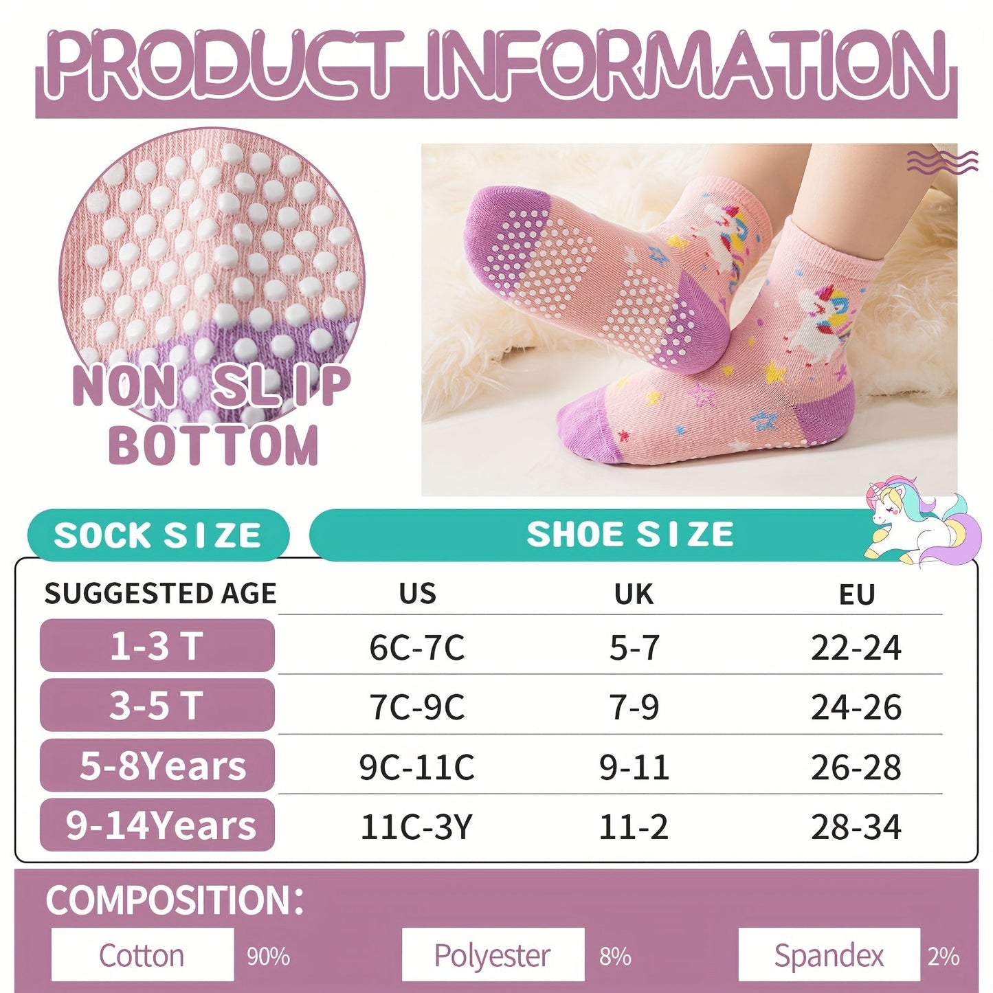 Kids' Colorblock Baby & Kids Socks - 12-Pair Pack