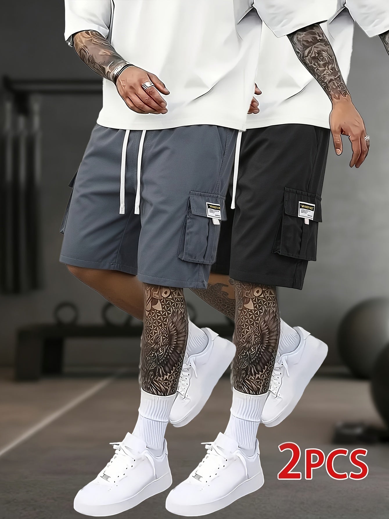 Men's Cargo Shorts - Multi Pocket Weekend Style 153573
