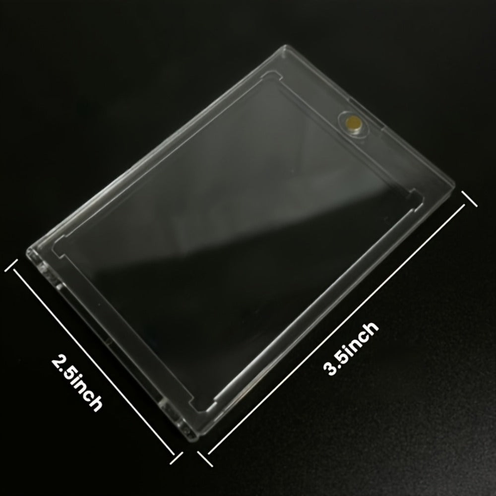 Magnetic Card Holders 35pt One-Touch Hard Case for Trading Cards – Sports Baseball Pokemon TCG Card Protector Sleeves Bulk Pack 5 30 60pcs Collector Gift