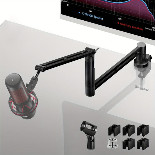 Adjustable Microphone Boom Stand shown in the main product view