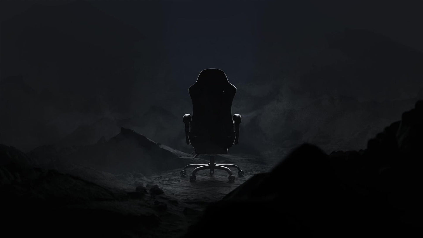 360° Rotating Faux Leather Gaming Chair with Footrest and Lumbar Support detail image - detail view 13