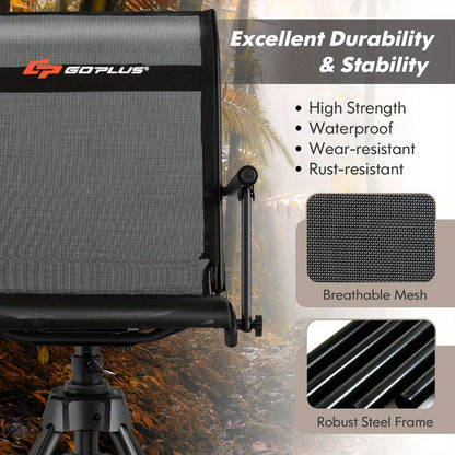 360° Rotating Foldable Outdoor And Hunting Chairs with 360° Swivel for Patio detail image - detail view 6