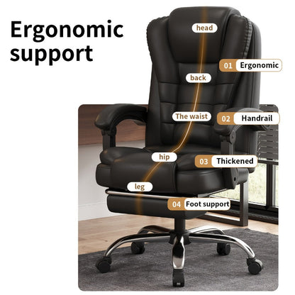 360° Rotating Reclining Office Chair with 360° Swivel and Carry Handle detail image - detail view 12