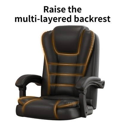 360° Rotating Reclining Office Chair with 360° Swivel and Carry Handle detail image - detail view 5