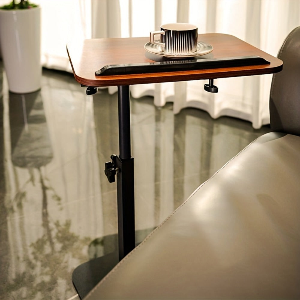 360° Rotating Side Table with Adjustable Height, Small Accent Table detail image - detail view 7