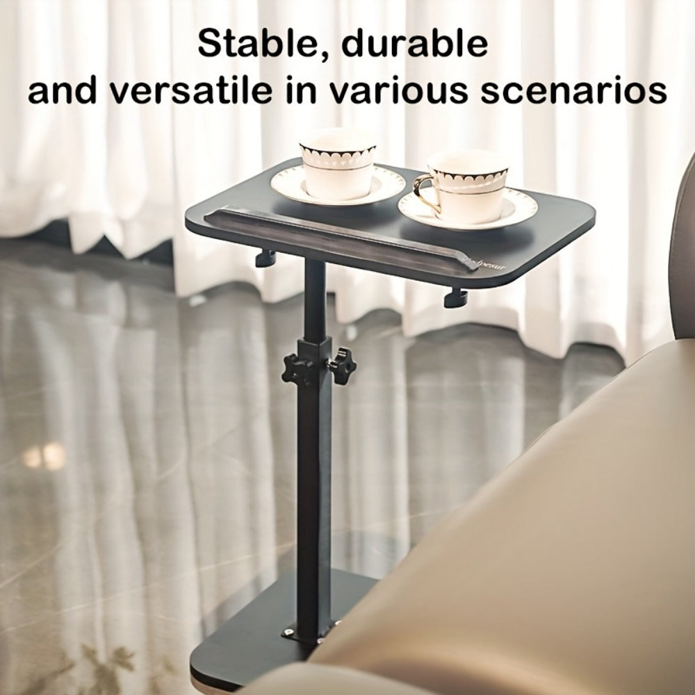 360° Rotating Side Table with Adjustable Height, Small Accent Table detail image - detail view 8