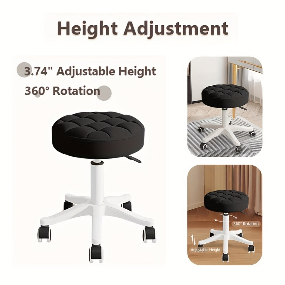 360° Rotating Stool Chair with Adjustable Height and 360° Swivel for Home Office detail image - detail view 5
