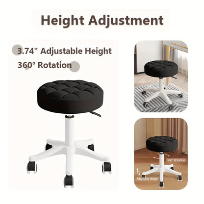 360° Rotating Stool Chair with Adjustable Height and 360° Swivel for Home Office detail image - detail view 5