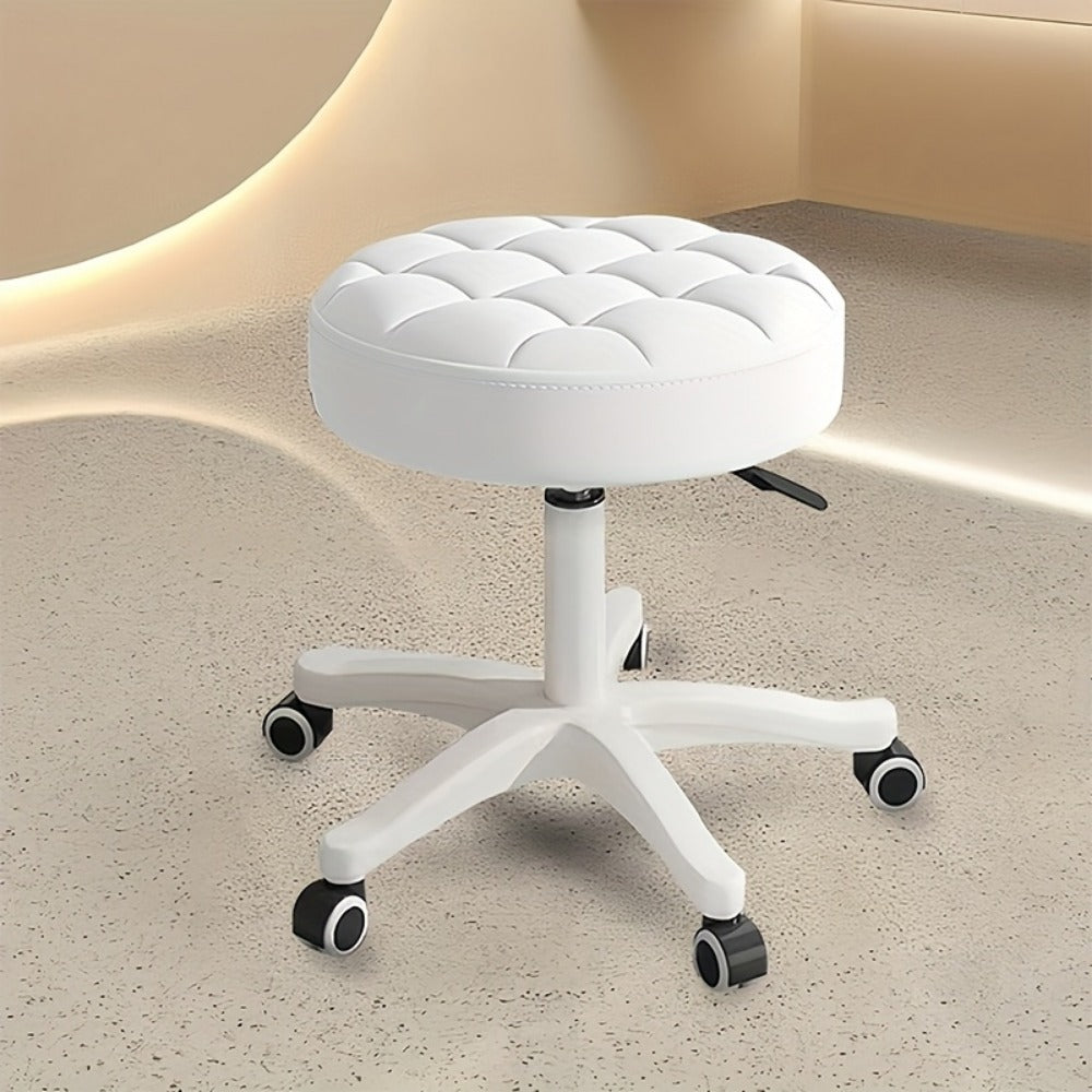 Stool Chair, Salon with Super Soft Cushion, 360° Swivel & Height Adjustable - Upgraded shown in the main product view