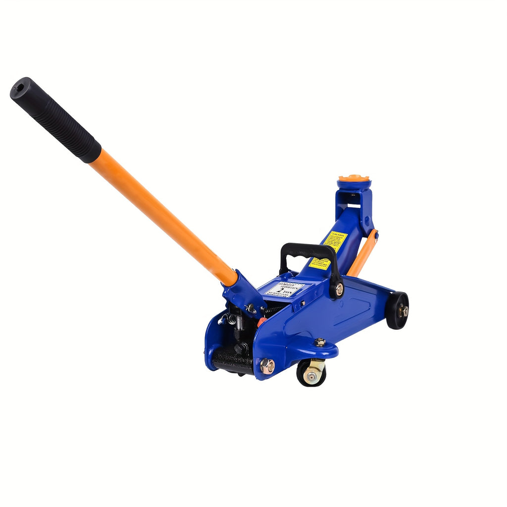 Aain Low Profile Hydraulic Floor Jack Suitable for, Workshop & Commercial Use - 2 Ton (4000 Lbs) Capacity, High-Carbon, Compact Trolley Jack with Wide Lifting Range (5.1"-13") for Vehicle Maintenance
