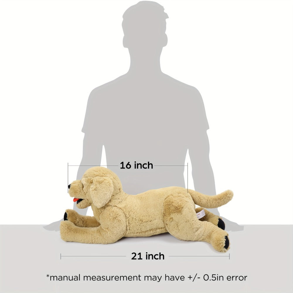 Golden Retriever Stuffed Animal 21 Inch Large Soft Plush Dog Toy Lifelike Puppy Doll Cuddly Huggable Gift for Kids Toddlers Dog Lovers Birthday Christmas