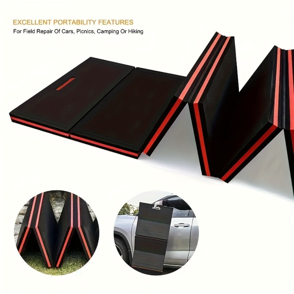 EVA Foldable Work Kneeling Pad - Waterproof Thermal Insulation Mat for Car Repair, Camping & Outdoor Use - 1 or 2 Pack