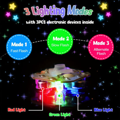 Light Up Fidget Spinner Bracelets Bulk 30 Pack – LED Glow in the Dark Party Favors for Kids Birthday Glow Party Supplies Goodie Bag Fillers Classroom Treasure Box Toys