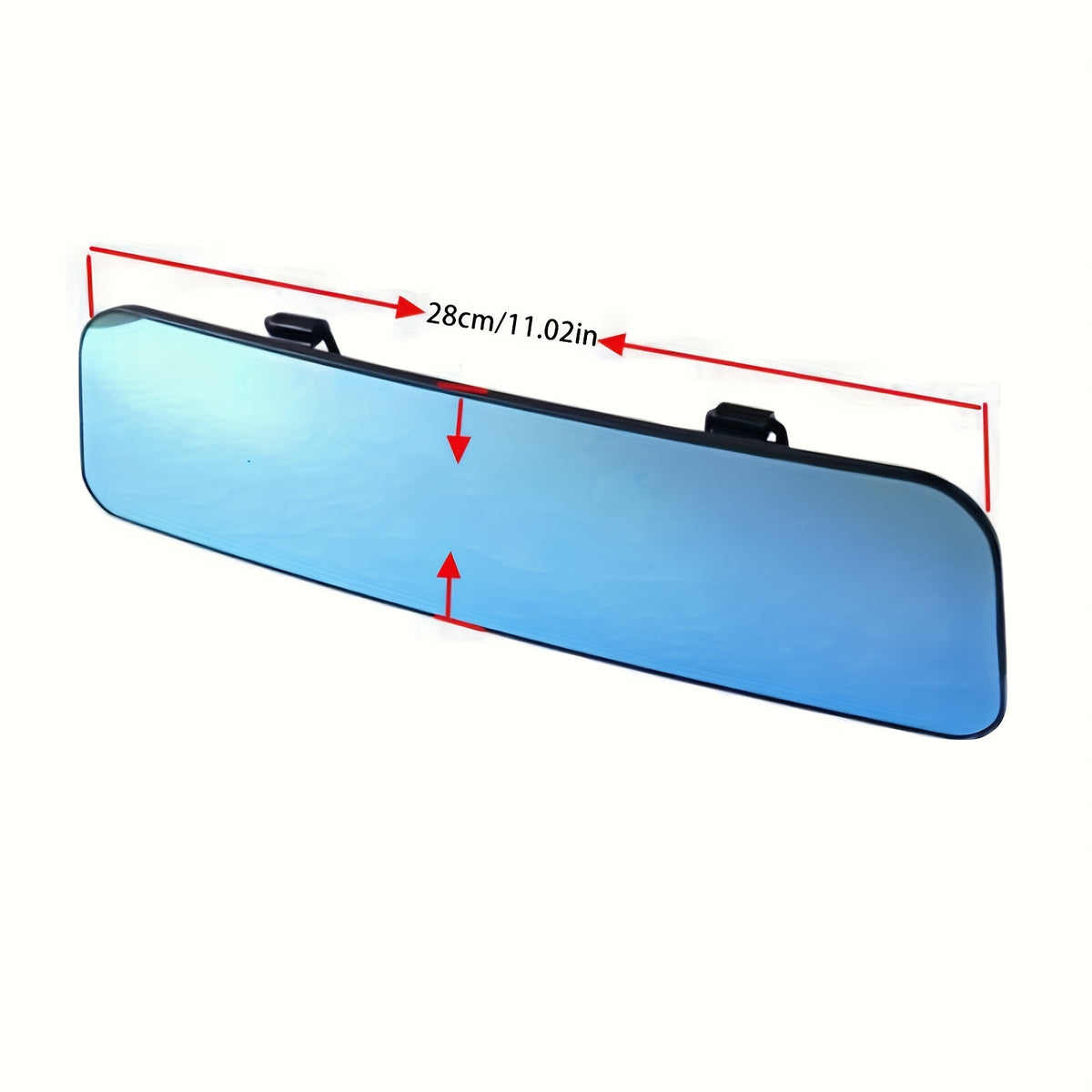 [HD Panoramic Rearview Mirror] HD Panoramic Clip-on Rearview Mirror - Wide-angle Field Of View, Reduces Blind Spots, Improves Driving Safety for All Vehicles, Easy Installation, Eliminates Tunnel Effect