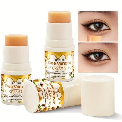 Bee Venom Collagen Under Eye Cream 3.8g — Instant Lifting Deep Moisturizing for Dark Circles Puffiness Fine Lines Wrinkles Hypoallergenic Anti-Aging Eye Treatment All Skin Types Women Men