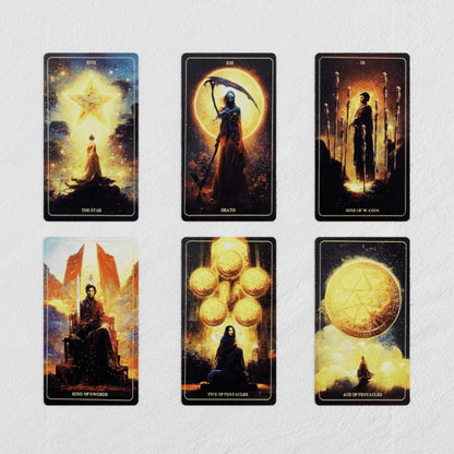 Tarot Card Deck Set 4pcs – Starseed Oracle, Paolo Barbieri Zodiac Oracle, Harmony Tarot & Wandering Spirit Tarot Cards, Mystical Oracle Deck Collection Gift for Readers