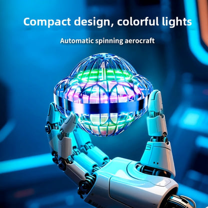 UFO Flying Ball Toy Smart Sensor Hovering Drone Hexagonal Spinning Saucer with Autonomous Flight for Kids Boys Girls Indoor Outdoor Party Christmas Birthday Gift Blue Purple Red