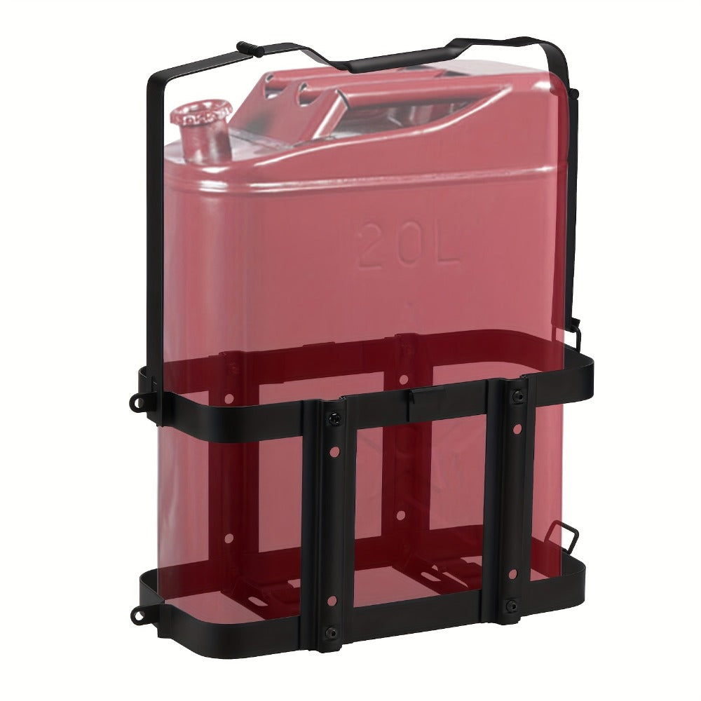 Jerry Can Holder Mount 5 Gallon 20L NATO Style Steel Gas Can Lockable Mounting Bracket for Jeep Truck RV Motorcycle Overlanding Camping Off-Road Universal Fit