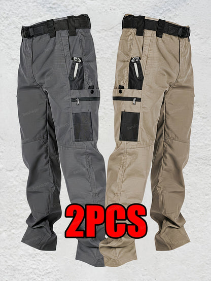 Men's Cargo Pants - Multi Pocket Workwear Style 874469
