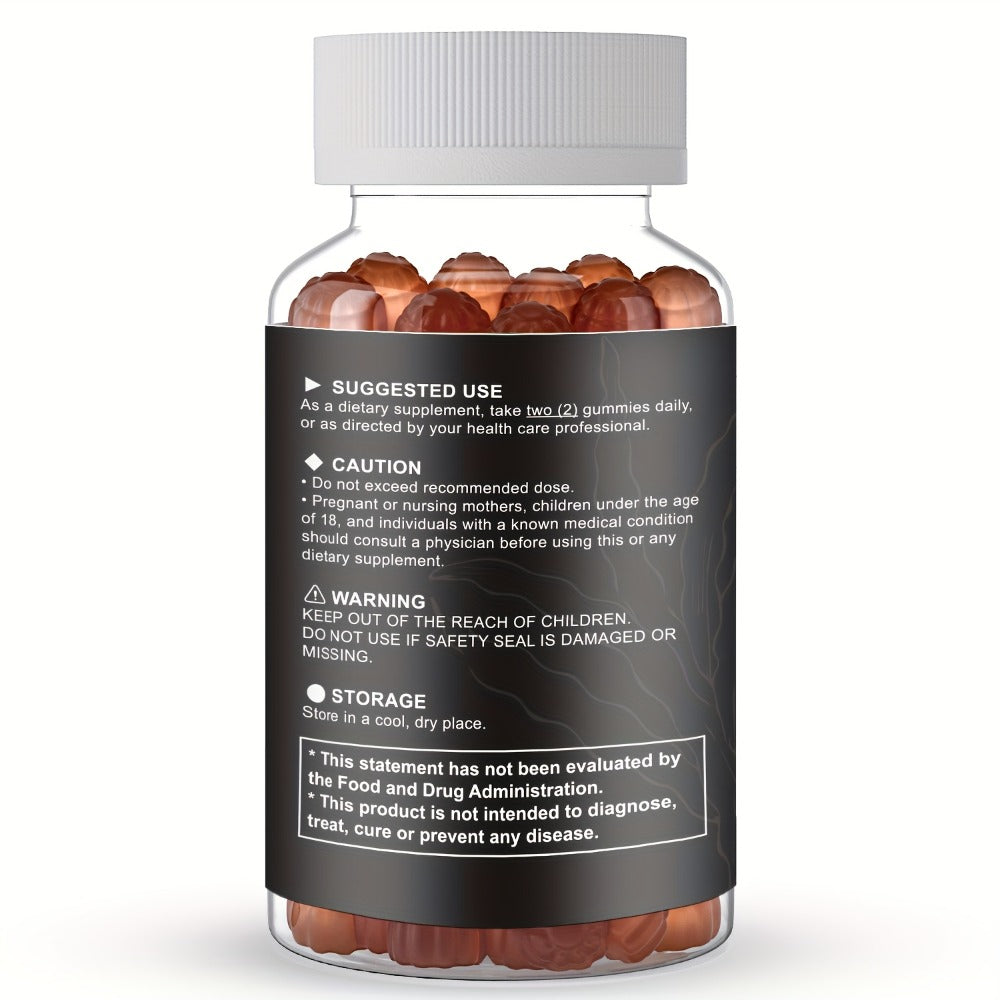 Sea Moss Gummies 1445mg with Shilajit Black Seed Oil Ashwagandha Elderberry Chlorophyll Turmeric Bladderwrack Ginger — 8-in-1 Antioxidant Superfood Supplement for Immunity Energy Gut Health & Wellness 60 Count