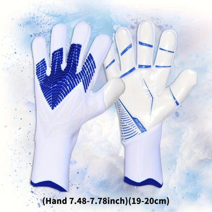 Silicone Grip Goalkeeper Gloves with Superior Traction - Available in 6 Colors & 5 Sizes, Professional Soccer & Rugby Goalie Gloves for Men Women Youth, High-Performance Finger Protection Sports Gloves