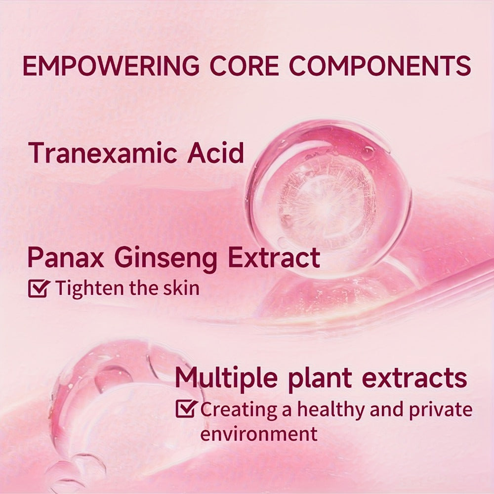 Panax Ginseng Intimate Area Firming Serum for Women – Skin Tightening & Brightening with Tranexamic Acid & Hyaluronic Acid, Gentle Nourishing Private Area Serum, 30ml