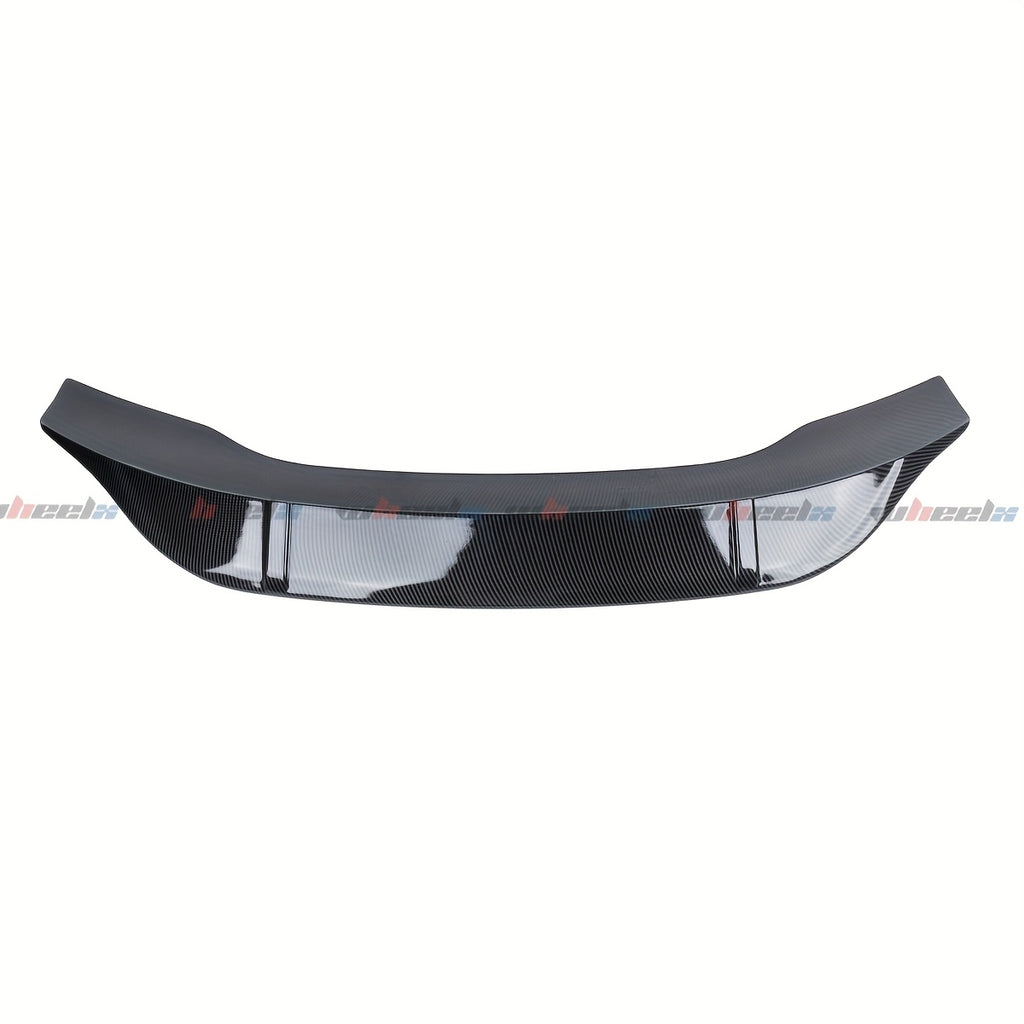 Painted R Style Duckbill Highkick Trunk Lid Spoiler Wing Compatible with 2020-2026 for TOYOTA Corolla 4 Door Sedan, Gloss Black/ Carbon Fiber