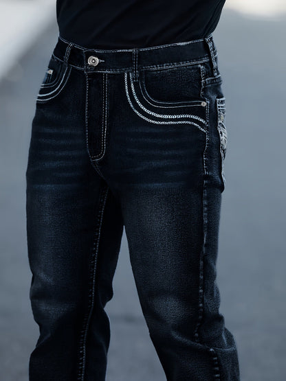 Men's Slim Fit Jeans - Classic Wash Clean Finish Travel 172325