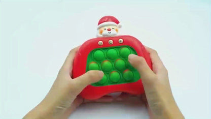 Santa Claus Pop Up Brain Game Toy for Kids – Interactive Click Music Memory Training Toy to Boost Focus Logic Animal Shaped Christmas Gift for Boys Girls
