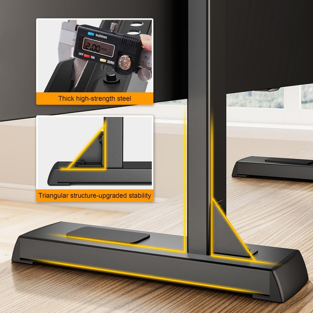 37-92 Inch TV Stand with Adjustable Height, Media Console Cabinet detail image - detail view 8