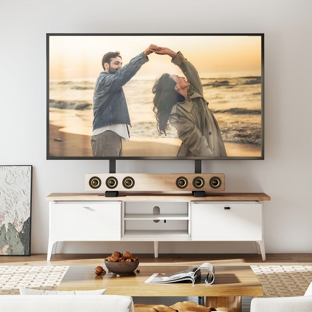 37-92 Inch TV Stand with Adjustable Height, Media Console Cabinet detail image - detail view 9