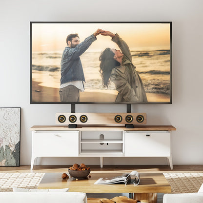 37-92 Inch TV Stand with Adjustable Height, Media Console Cabinet detail image - detail view 9