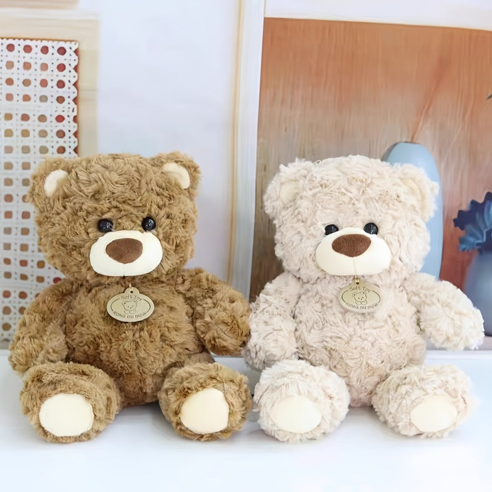 Giant Teddy Bear Stuffed Animal Plush Toy – Lifelike Soft Cuddly Bear Doll for Kids Adults Home Decor, Best Christmas Birthday Valentine Gift, Beige Brown