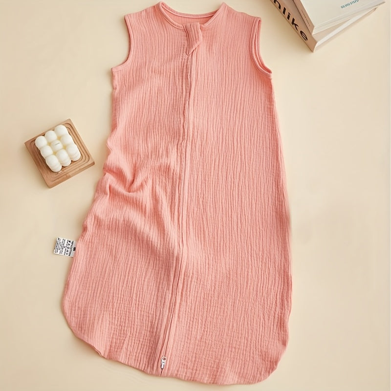 Baby Sleep Sack - Muslin 2-Way Zip Wearable Blanket