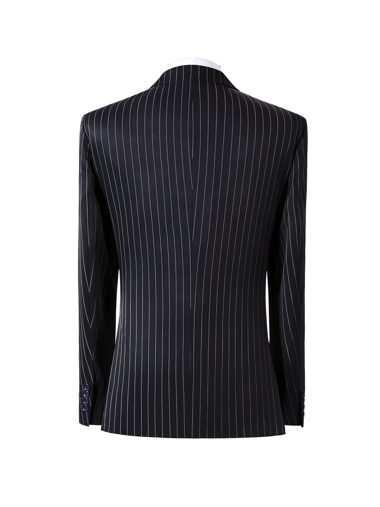 Men's Formal Suit Set - Striped Everyday Style