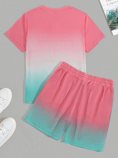 Men's Shirt and Shorts Set - Coordinated Summer Classic Edition