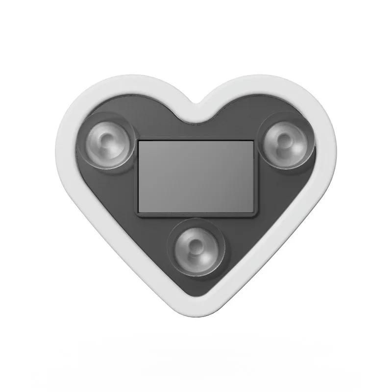 Set of 2 Car Interior Neon Heart Lights Available in Blue, Pink, Red, Ice Blue, Rechargeable Via Solar Or USB, Featuring 5 Lighting Modes, Perfect for Decorating Car Dashboards And Home Parties, an Ideal Gift for Couples During Halloween, Christmas