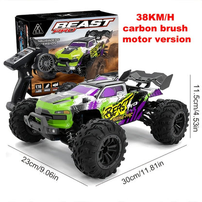 High Speed RC Off-Road Car 70KM/H Brushless Motor 1:14 1:16 Scale – 4WD All-Terrain Remote Control Monster Truck Dual Battery Option for Boys Kids Adults, Best Birthday Christmas Gift