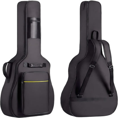 38 39 40 41 Inch Guitar Backpack Acoustic Guitar Bag 0.3 Inch Thick Padding Dual Adjustable Shoulder Strap Guitar Case Gig Bag with Back Hanger Loop product image