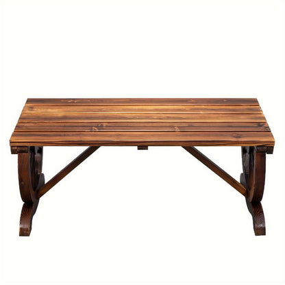 38.5-Inch Wood Bench for Comfortable Everyday Seating in Entryway detail image - detail view 3