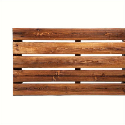 38.5-Inch Wood Bench for Comfortable Everyday Seating in Entryway detail image - detail view 6