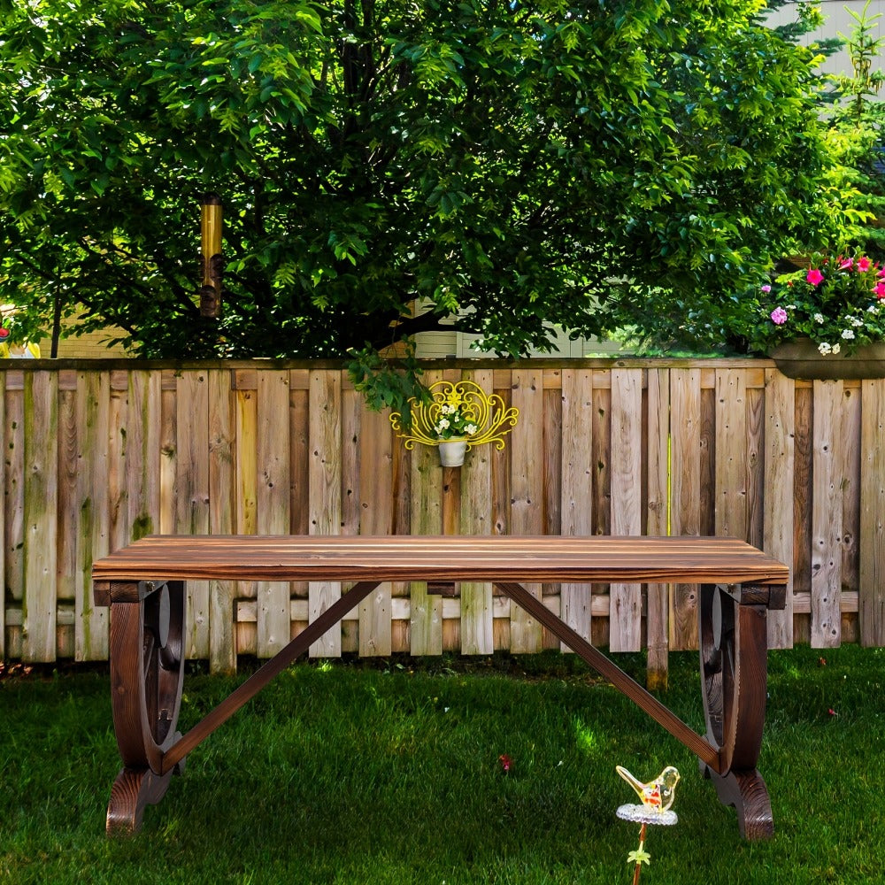 38.5-Inch Wood Bench for Comfortable Everyday Seating in Entryway detail image - detail view 7