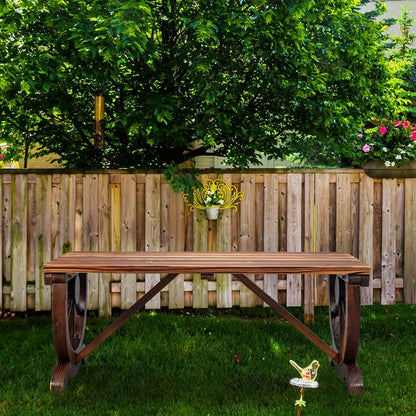 38.5-Inch Wood Bench for Comfortable Everyday Seating in Entryway detail image - detail view 7